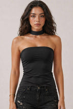 JU30012 - CHOKER NECK TUBE TOP