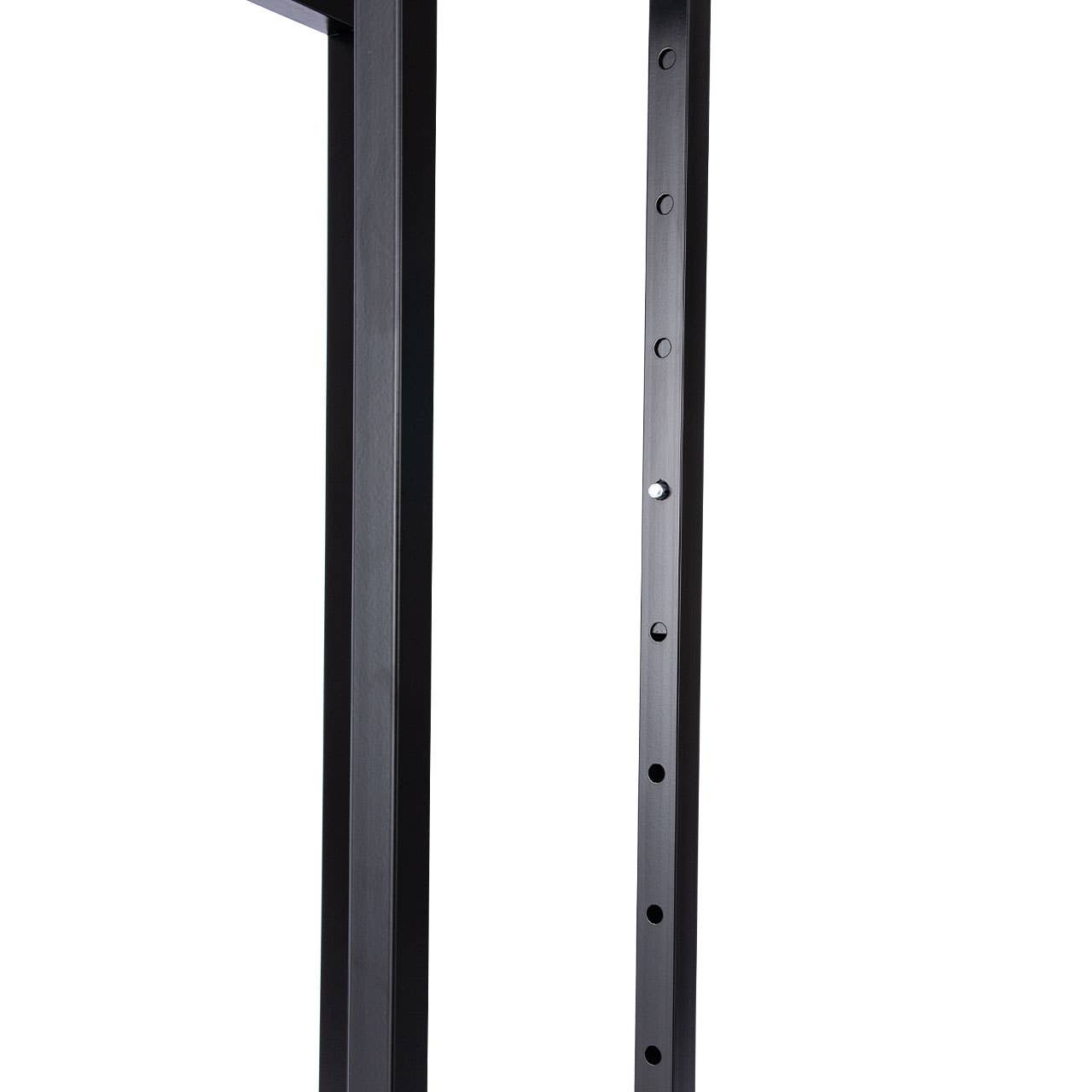 4-Way Black Clothing Rack With Slant Arms