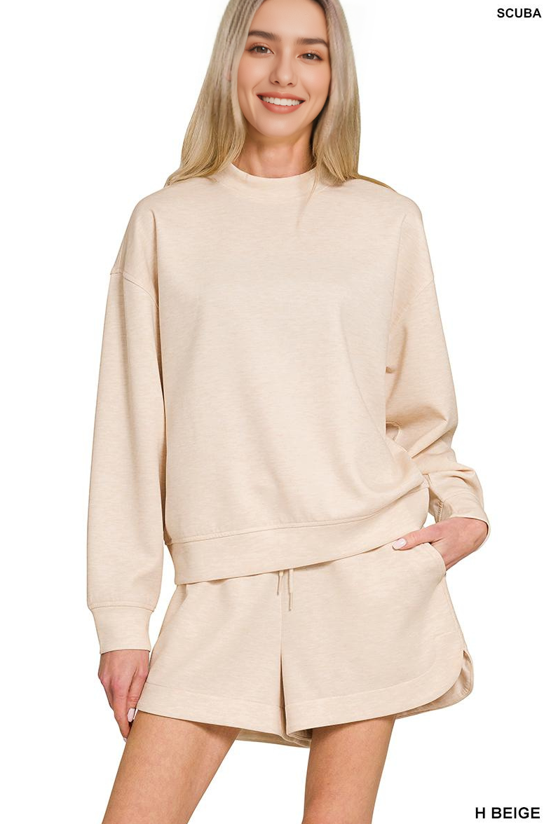 0822 Scuba Pullover & Shorts 2PC Set SI-28647