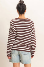 Striped Crew Neck Sweater