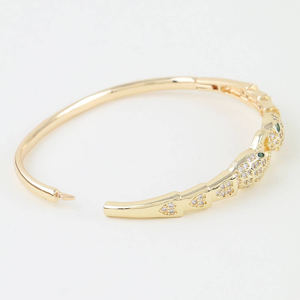 Bejeweled Twin Snake Bracelet