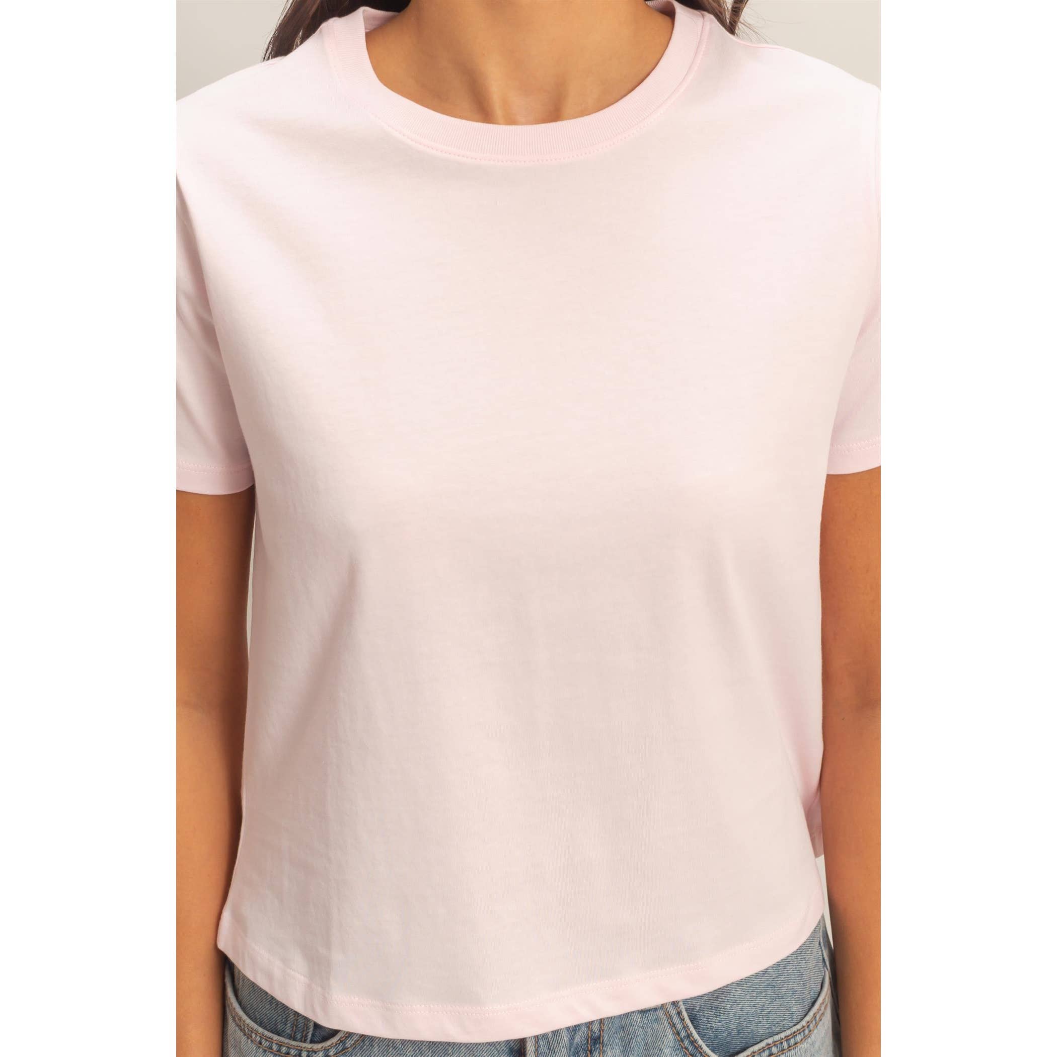 Crew Neck Cotton T-Shirt