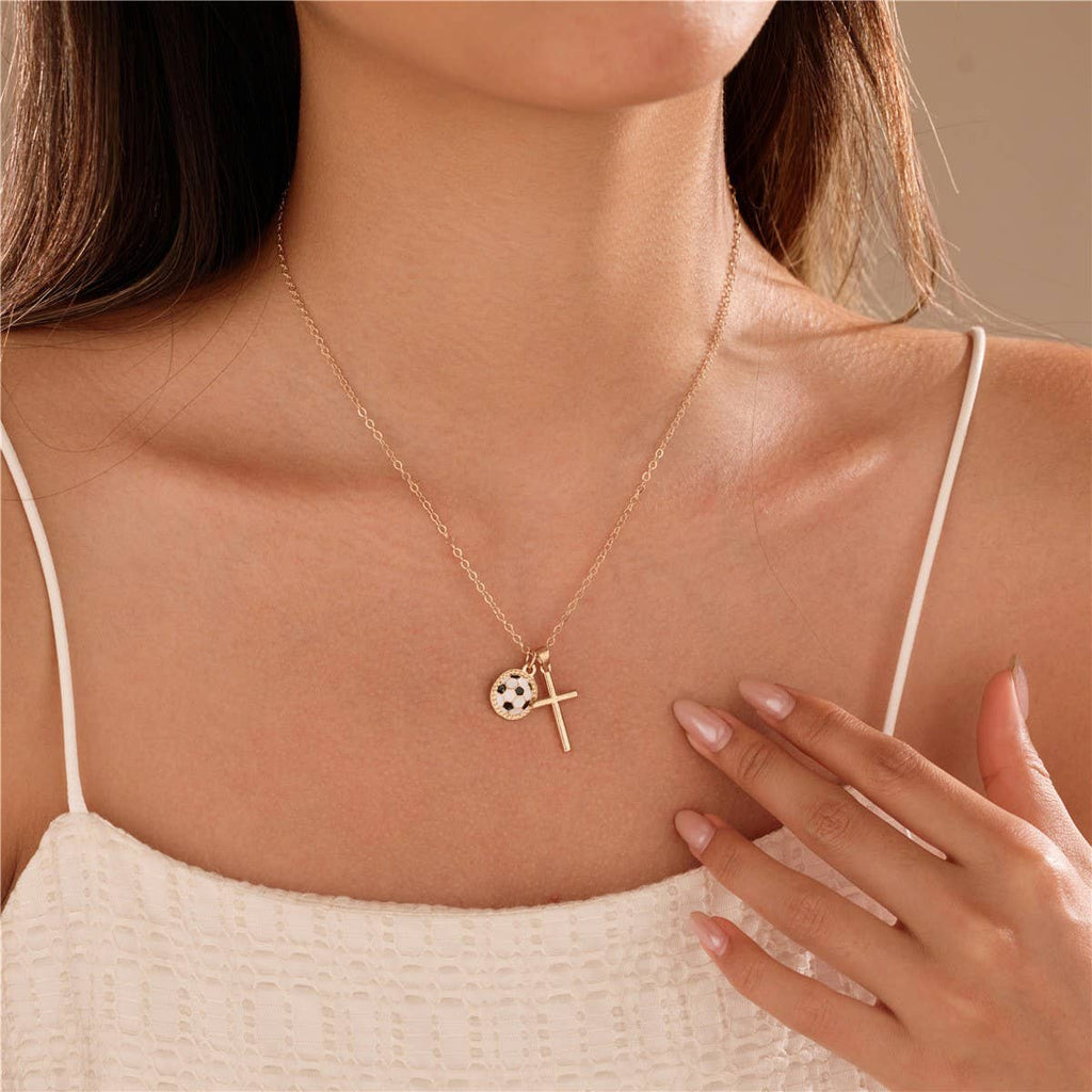 Gameday Sports Enthusiast Cross Necklace | 40NK9711