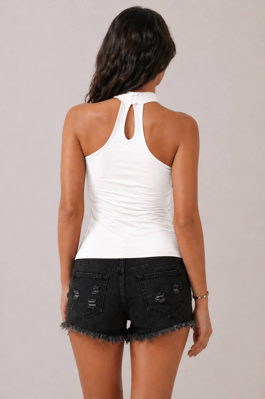 JU30012 - CHOKER NECK TUBE TOP