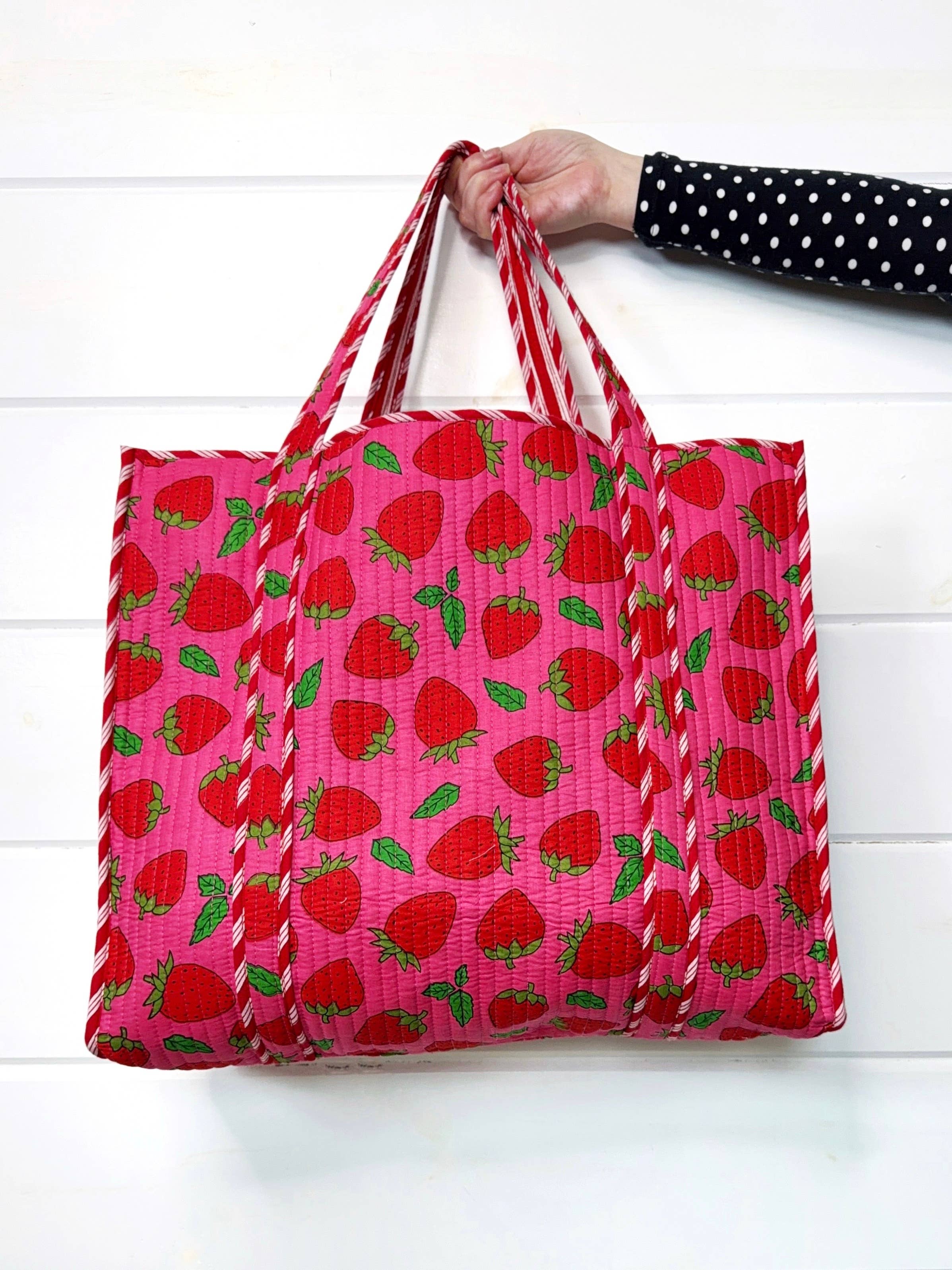 Local Royal Quilted Tote Bag