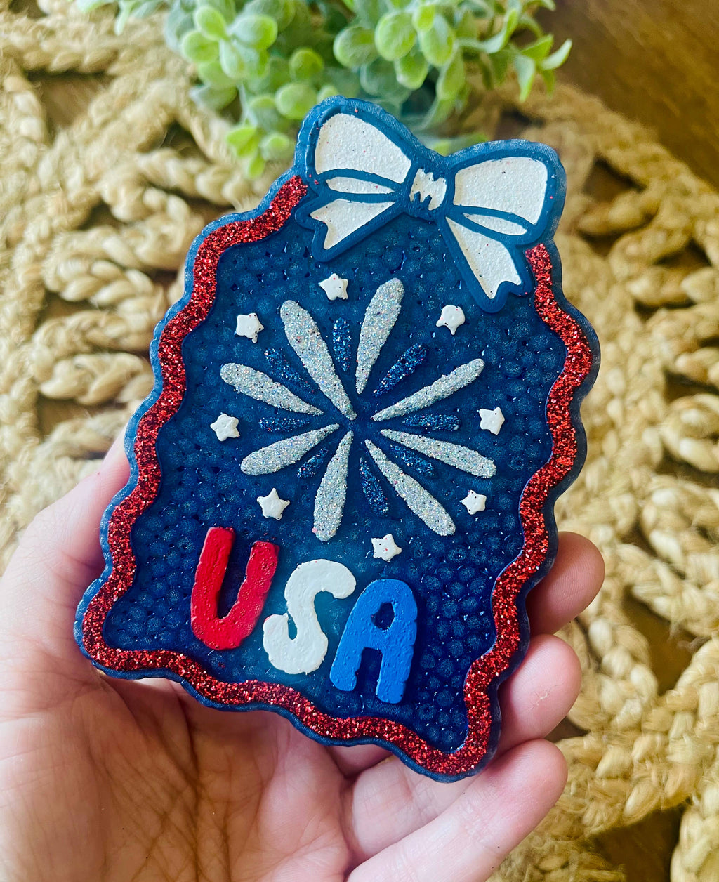 USA Firework Car Freshie 