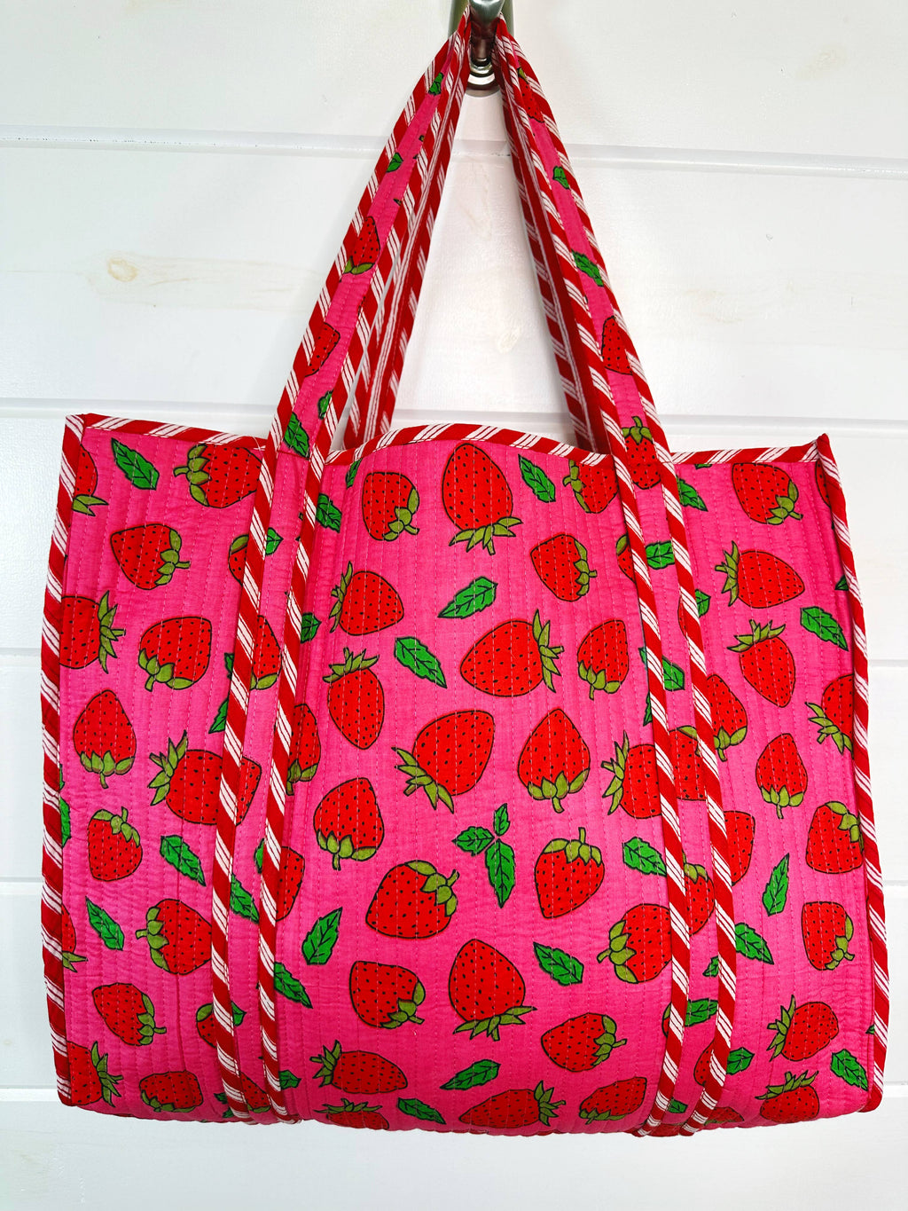 Local Royal Quilted Tote Bag