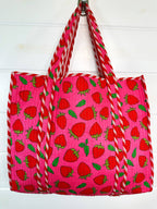 Local Royal Quilted Tote Bag