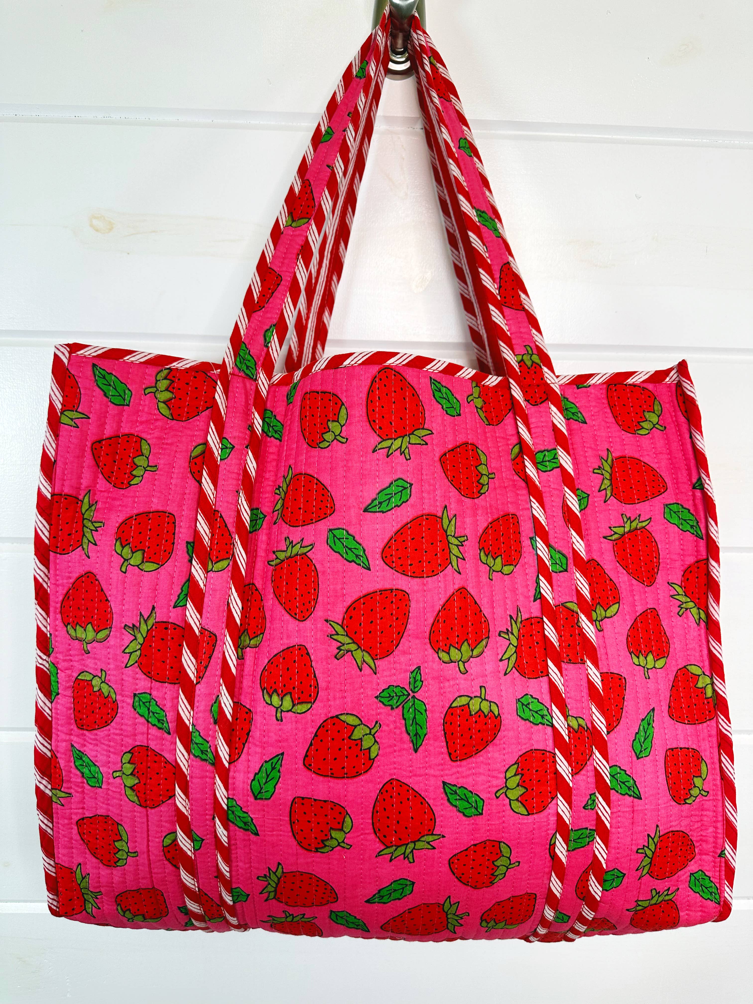 Local Royal Quilted Tote Bag