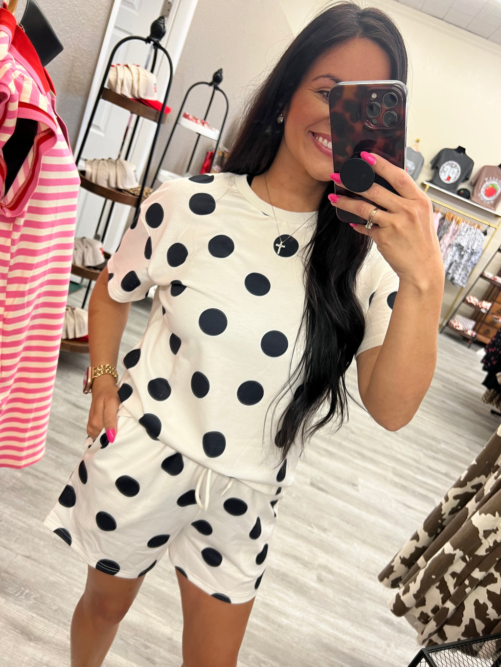 Polka Dot Short Set