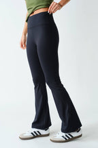 Venice Seamless-Front Flare Pants