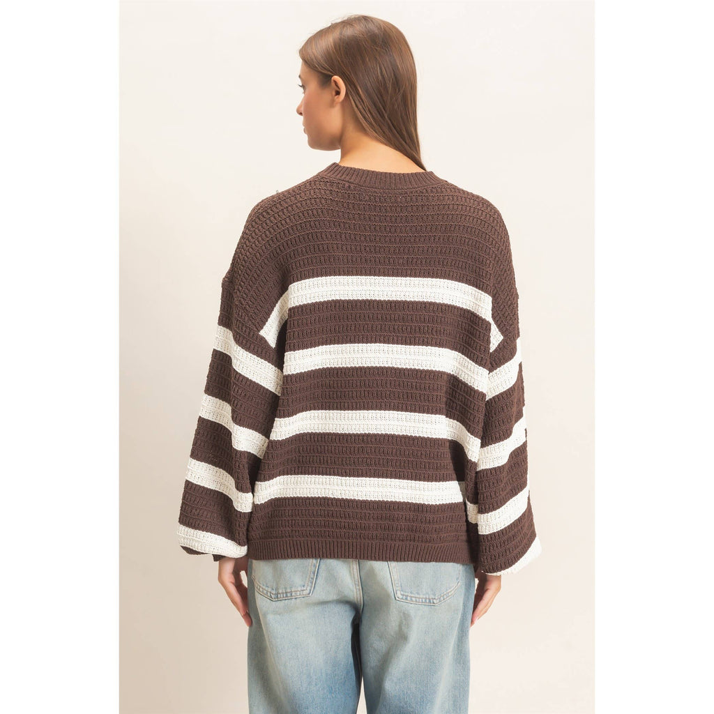 Striped Oversized Sweater