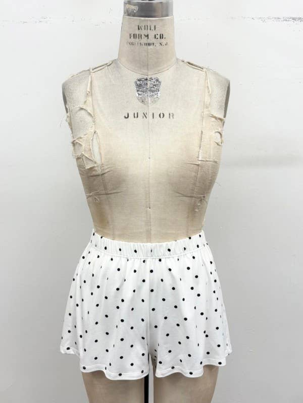 Polka Dot Lounge Shorts