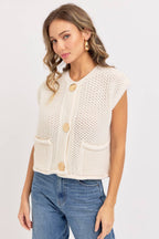 Abby Vest Knit Top