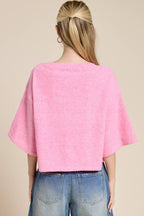 Wide Sleeve Button Front Knit Cardigan