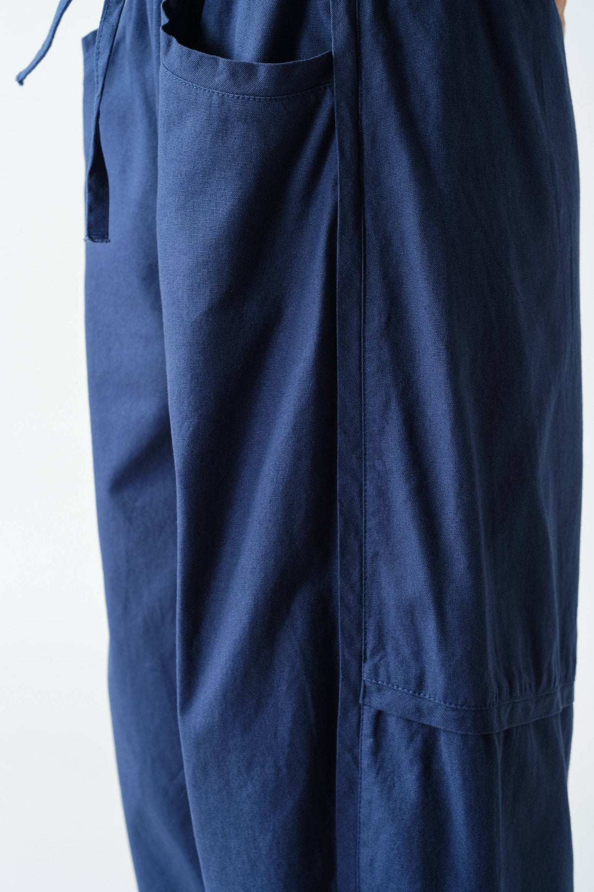 Ember Cotton Barrel-Leg Utility Pants