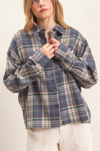 Plaid Button-up Shirt