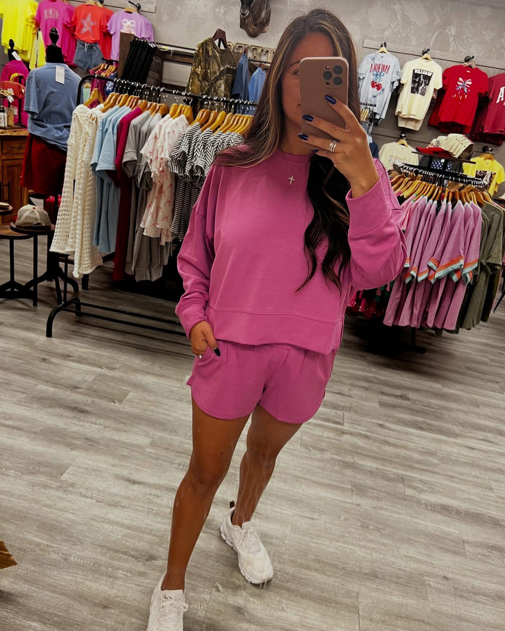 Scuba Long Sleeve Shorts Set