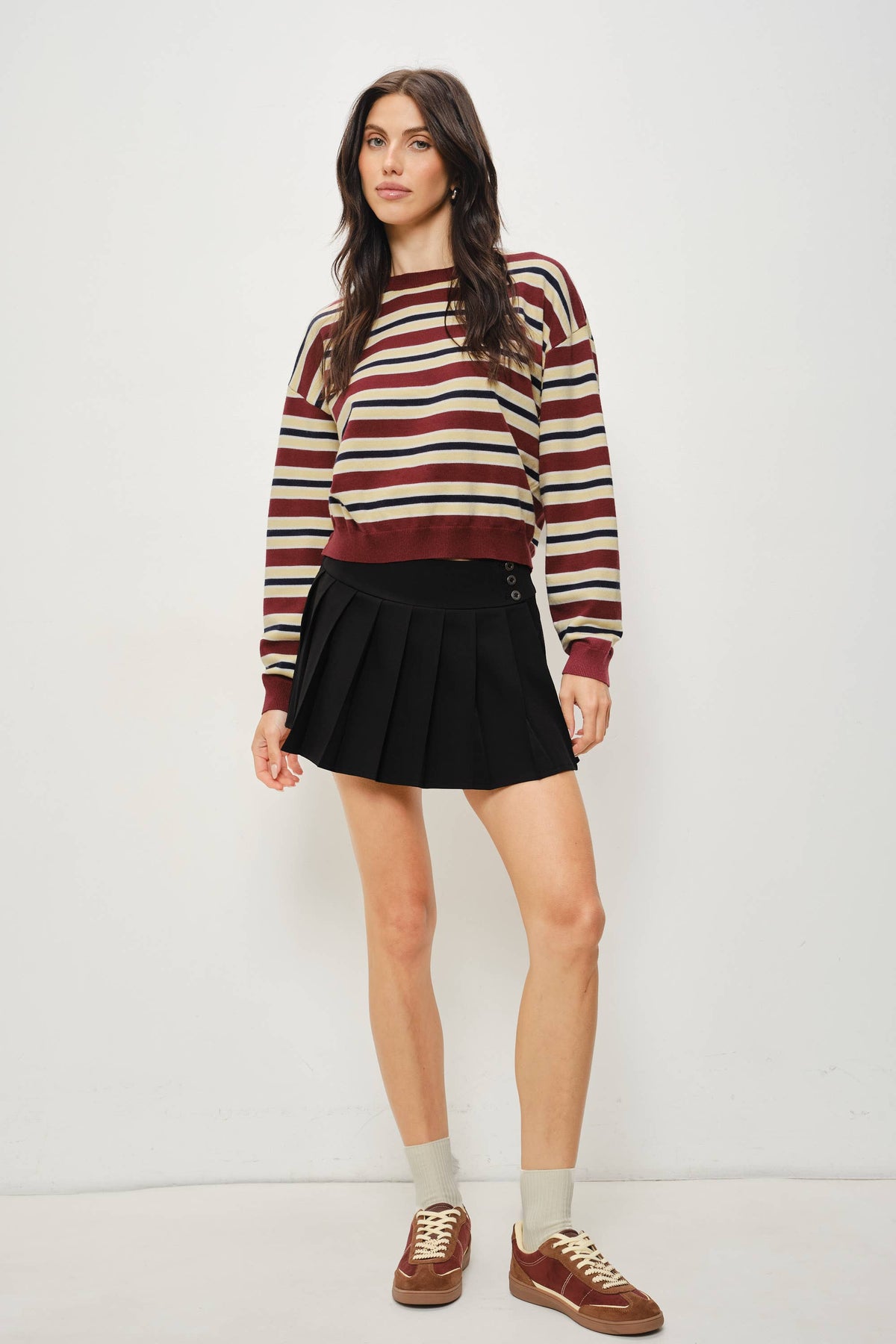 POSY STRIPED SWEATER