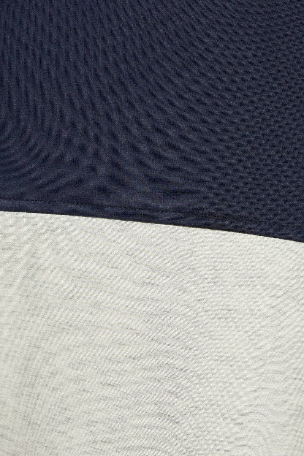 Colorblock Scuba Funnel Neck Quarter Zip Pullover