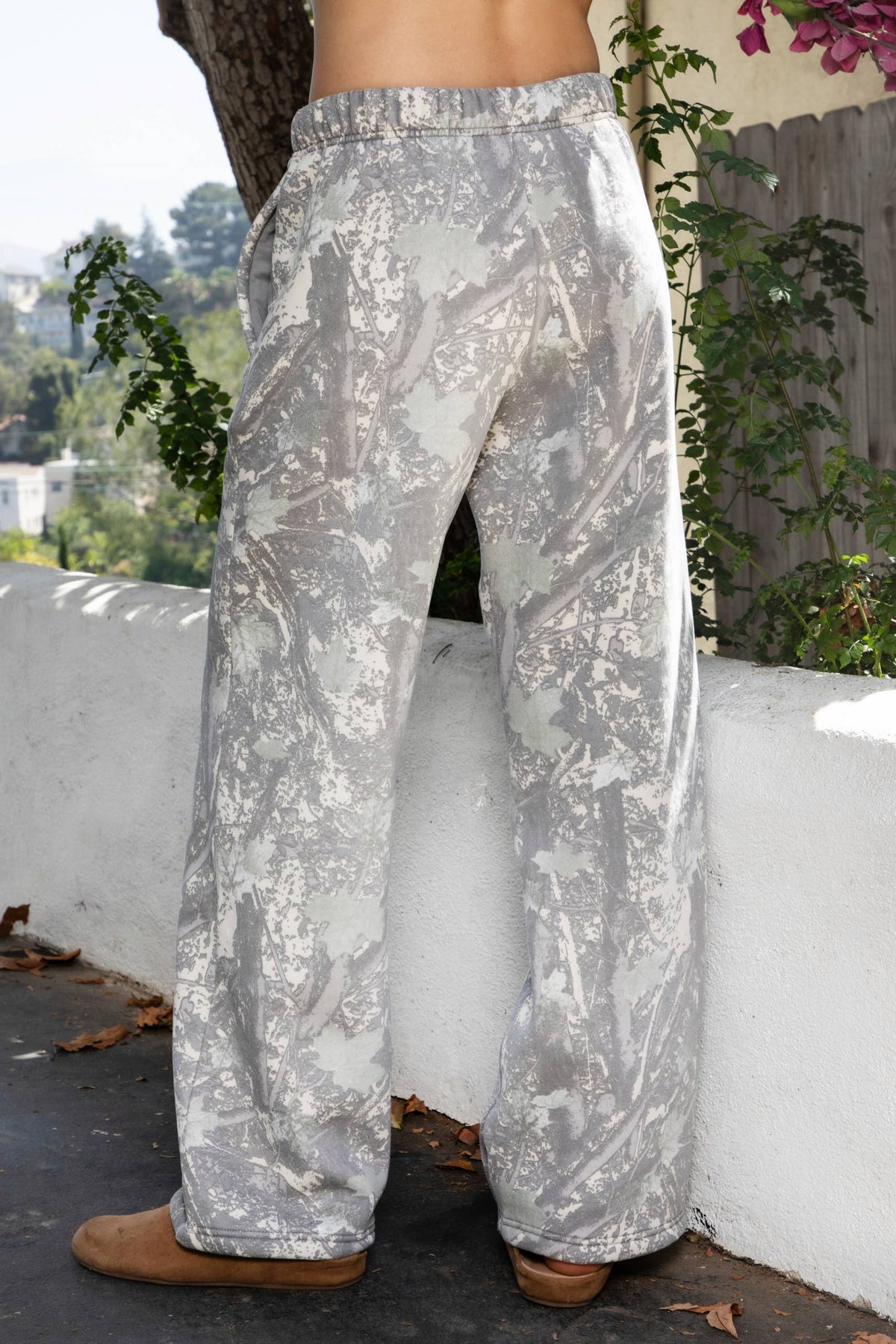 SOLANGE Faded Camo Cloud Fleece Sweatpants