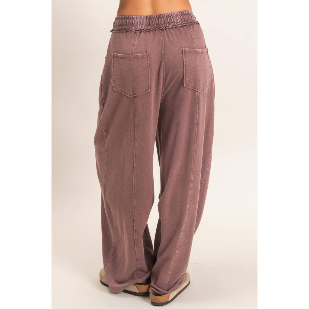 Mineral Washed Barrel Sweatpants