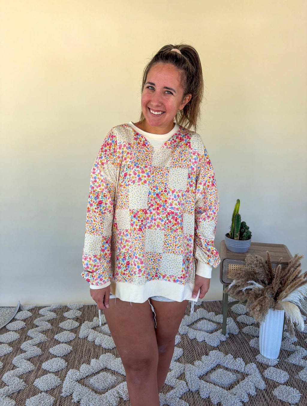 Meadow Bloom Patchwork Top by TopNotch