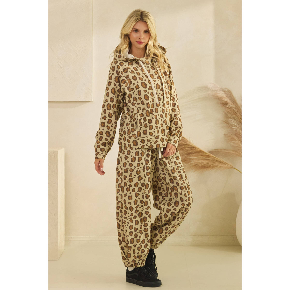 Printed French Terry Pants