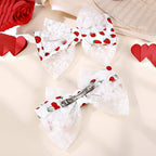 Lace Strawberry Bow