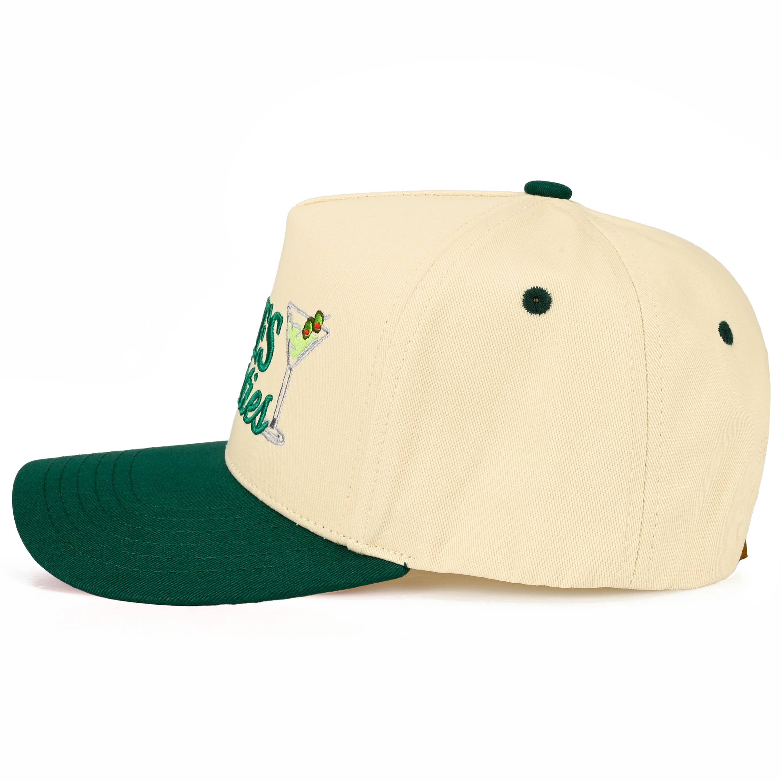BIRDIES AND DIRTIES Letter on Two Tone Trucker Hat
