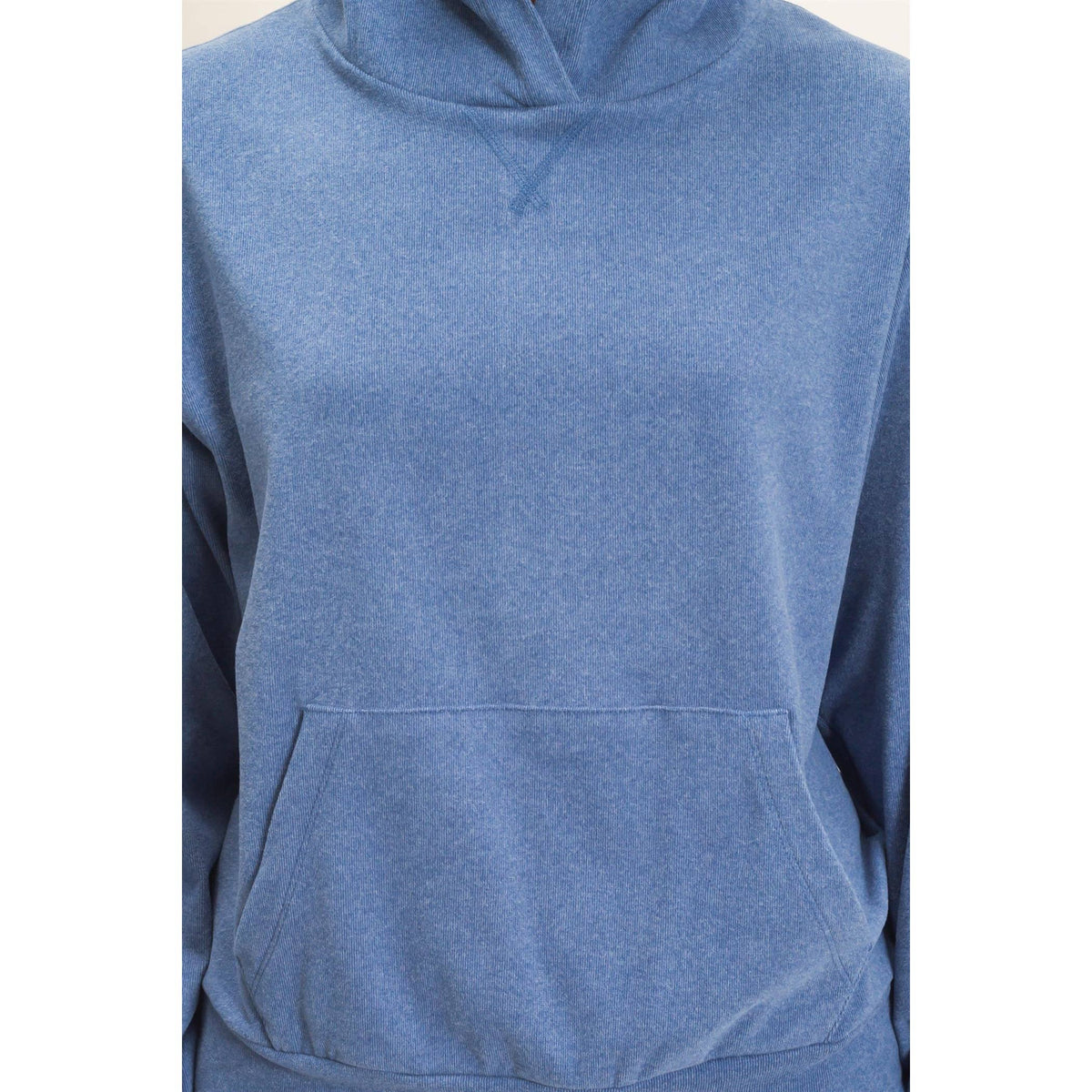 Long Sleeve Hoodie With Kangaroo Pocket