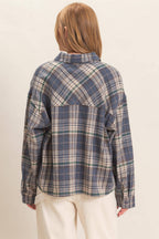Plaid Button-up Shirt