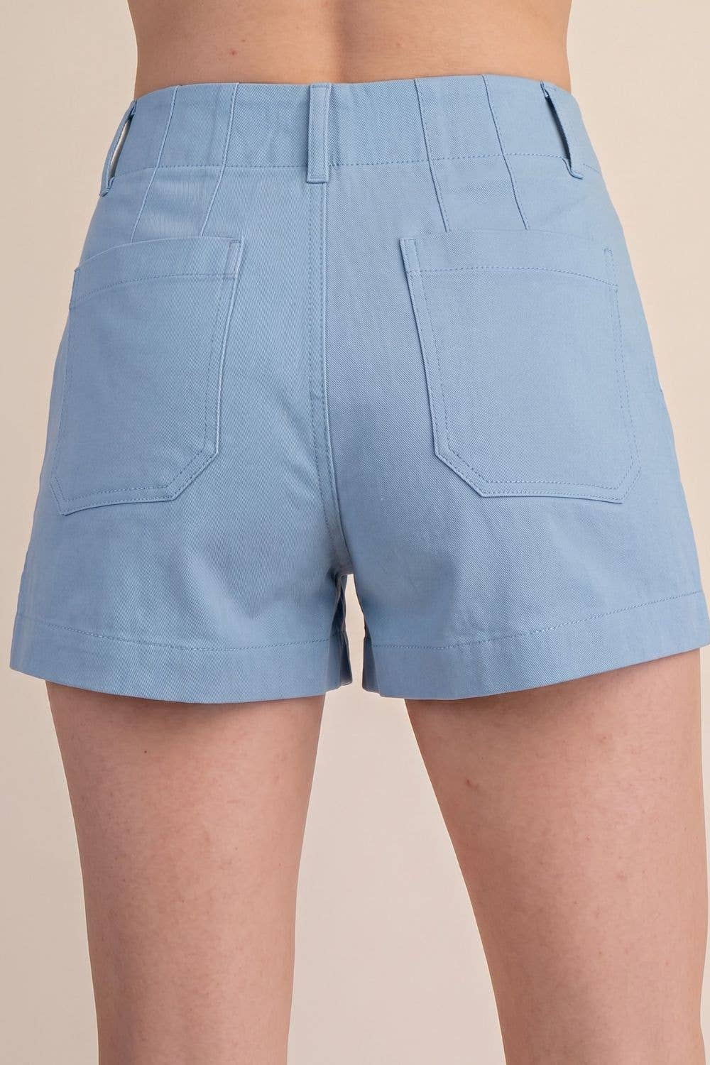 Colette Shorts Scallop Detail Pocket
