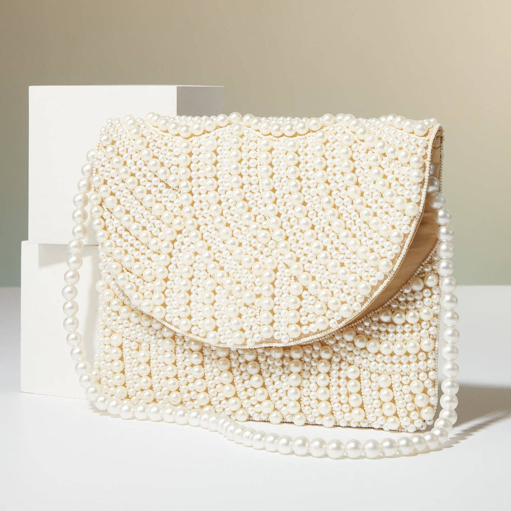 Pearl Beaded Evening | Clutch Bag