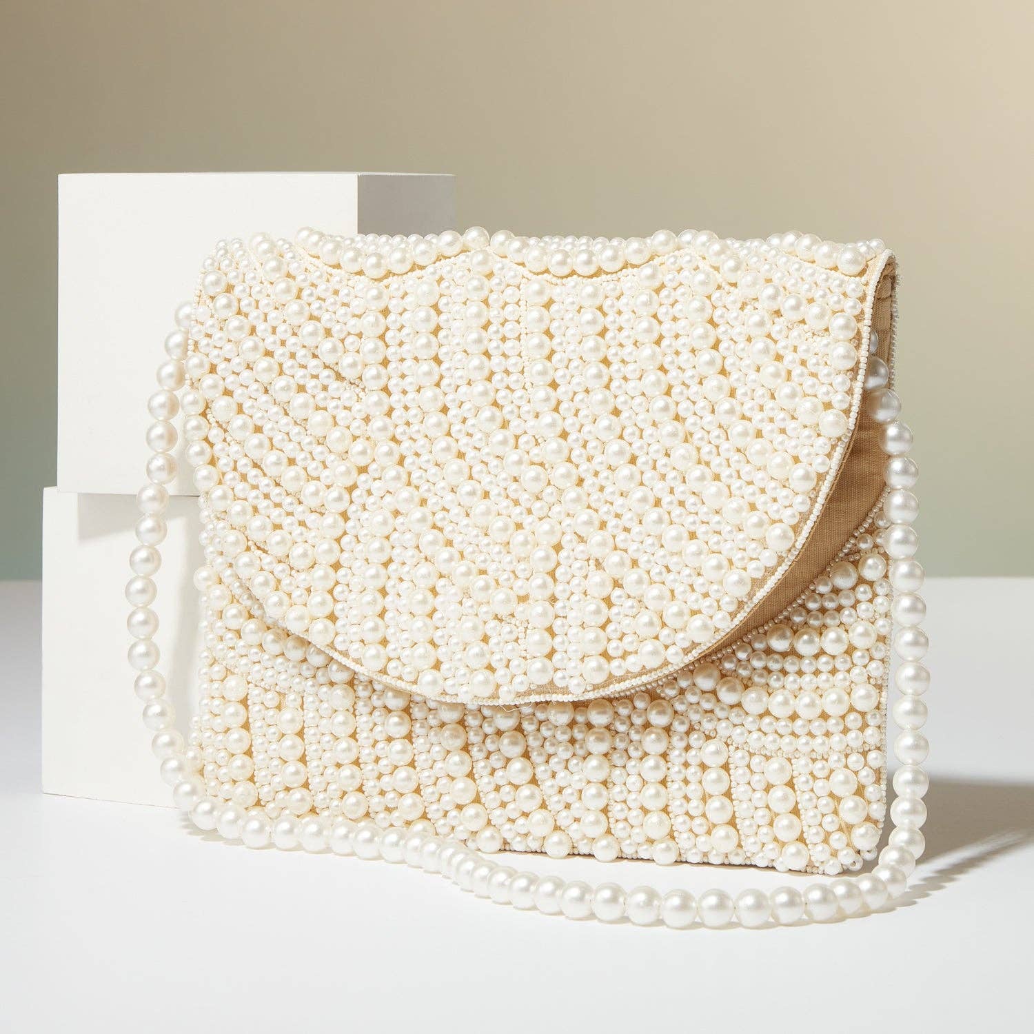 Pearl Beaded Evening | Clutch Bag