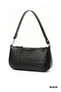 Crocodile Pattern Clutch Shoulder Tote