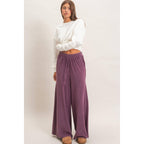 Wide Leg Mineral Wash Pants
