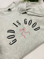 God is Good Bow Sweatshirt