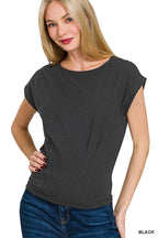 Gathered Waist Top - Zenana