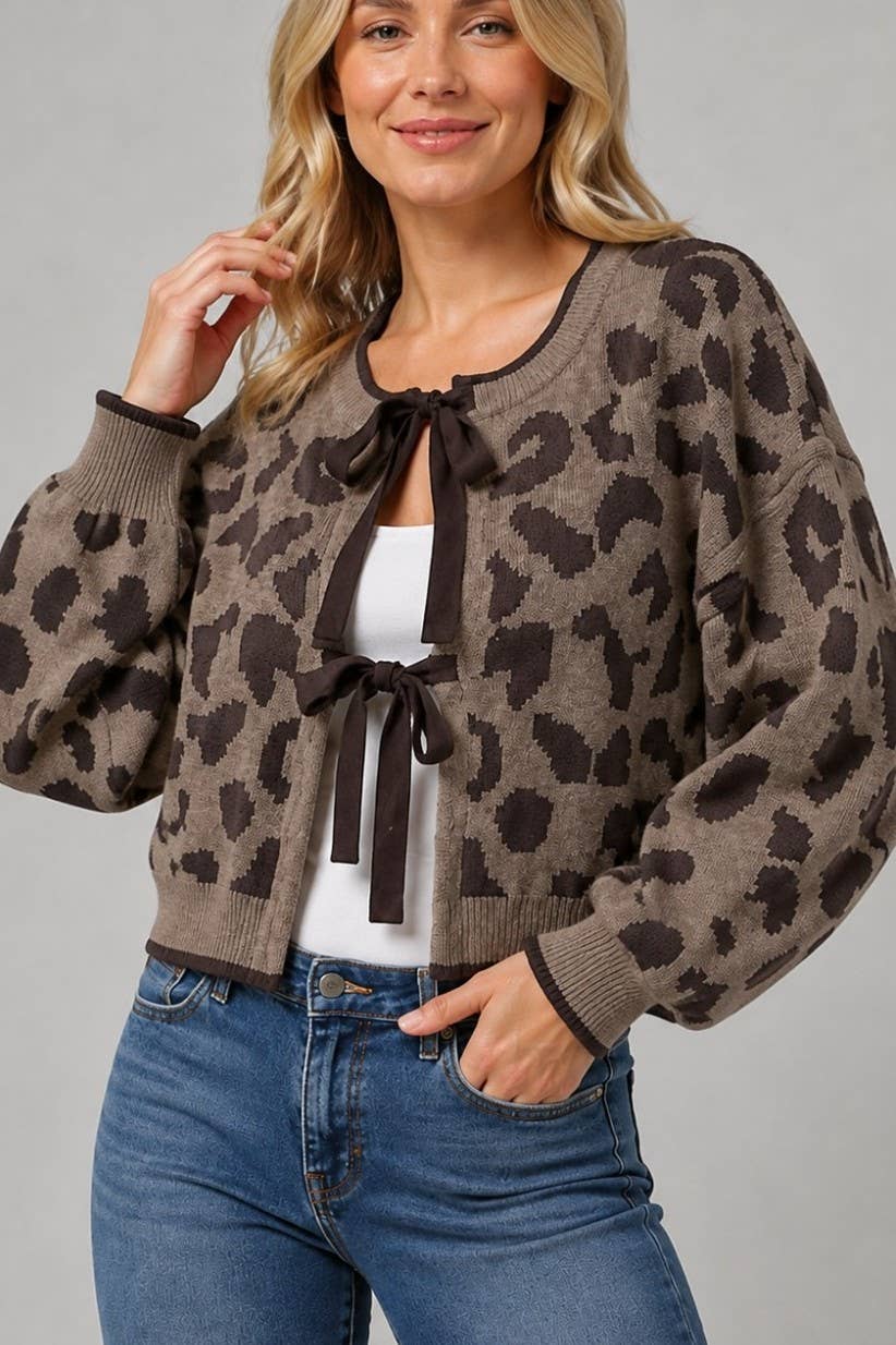 The Wild Side Bow Cardigan