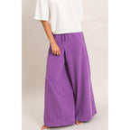 Wide Leg Mineral Wash Pants