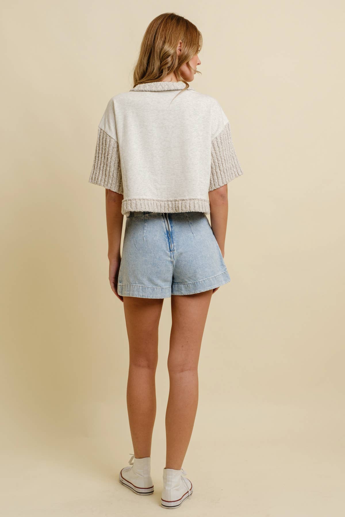 Concert Denim Wrap Skort