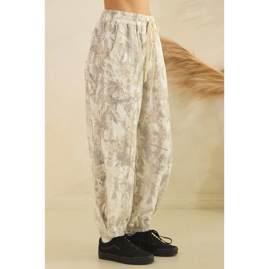 Printed French Terry Pants