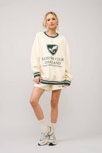 36555T - Stripe Ribbed Oakland Leisure Club Sweatshirt