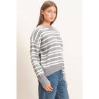 Striped Crew Neck Sweater