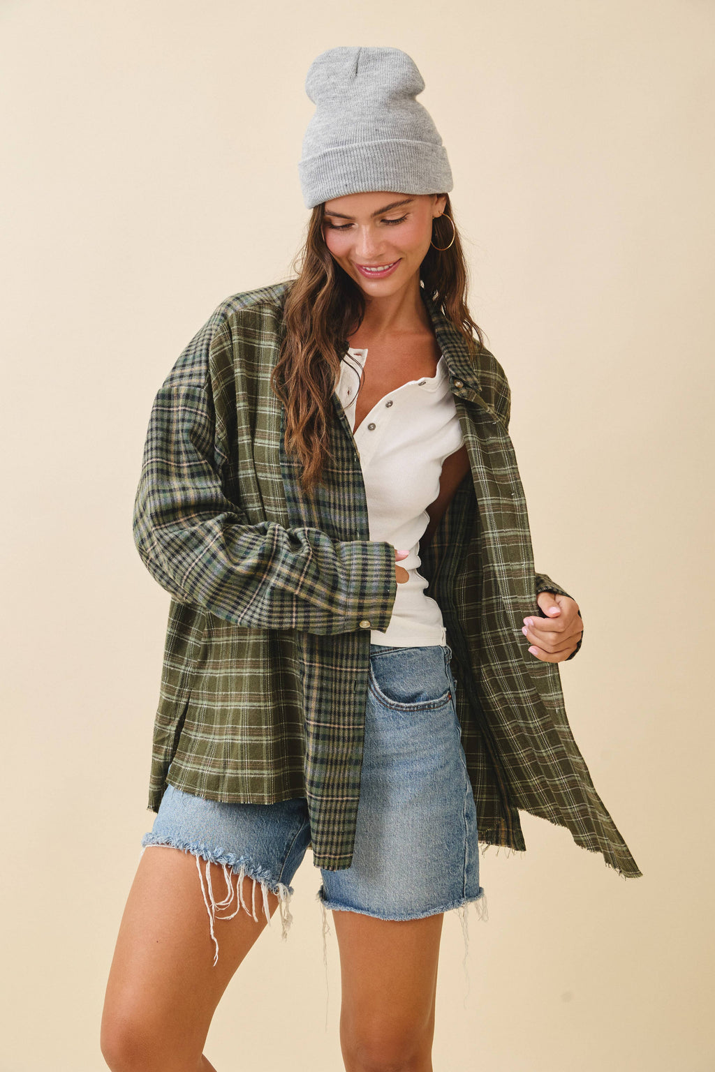 8376EN Kambrie Plaid Flannel Shirt