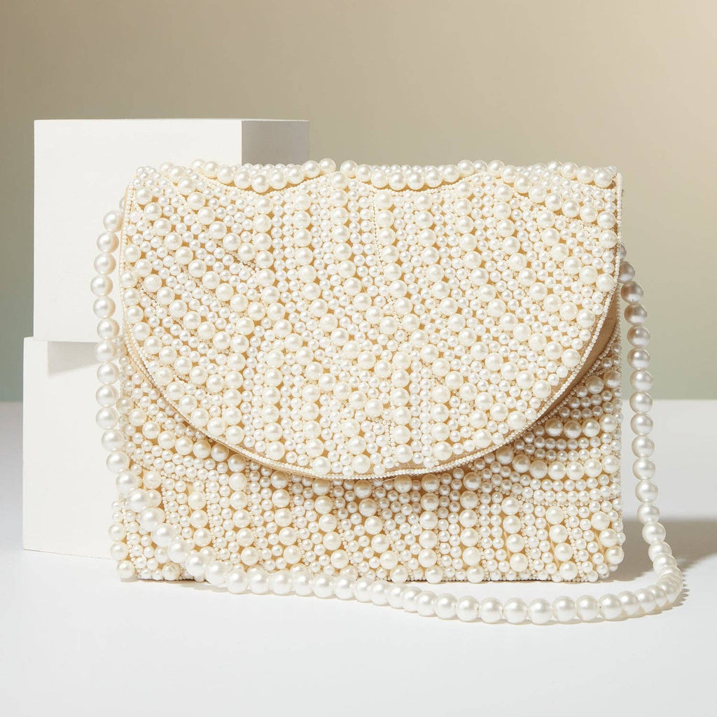 Pearl Beaded Evening | Clutch Bag