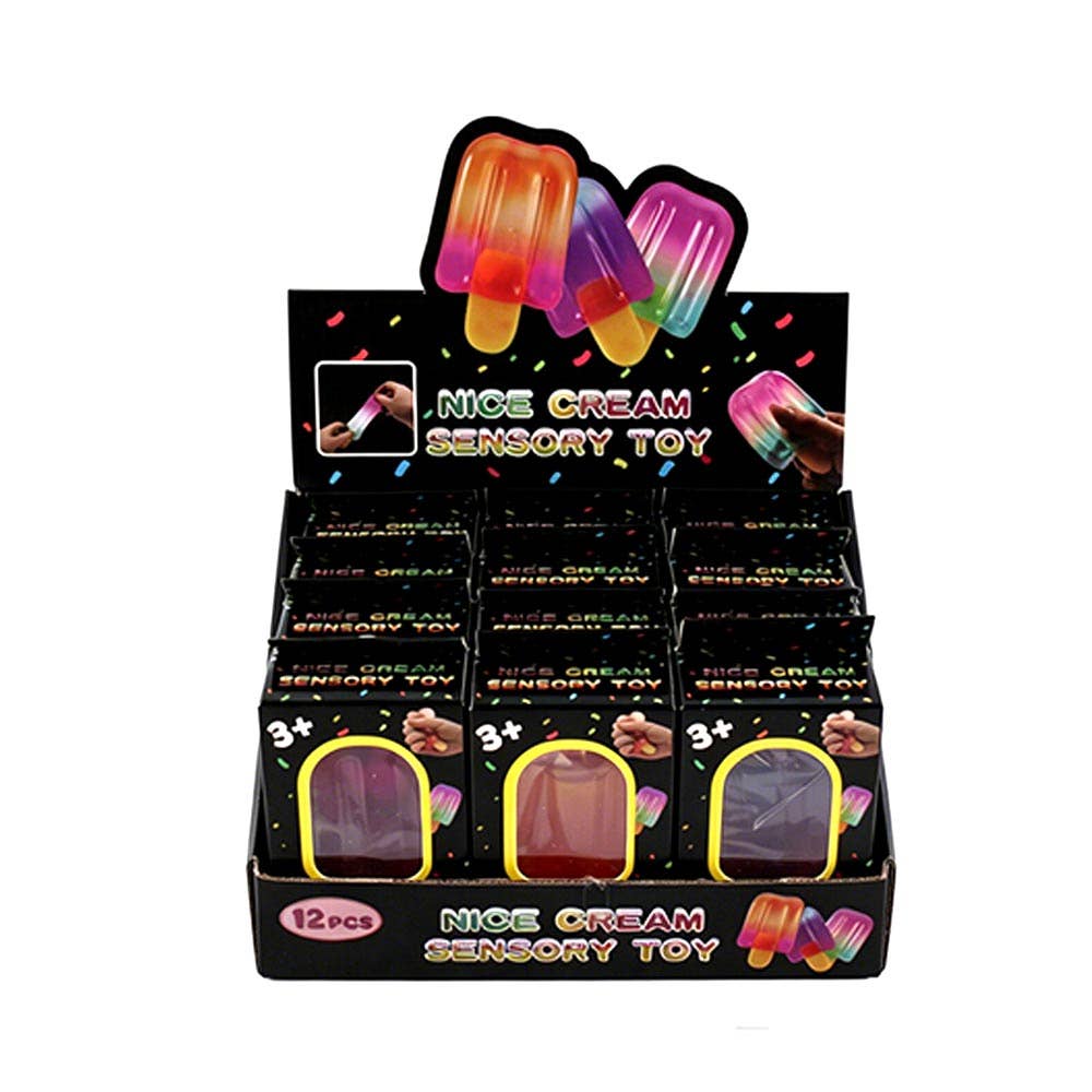 12PCS - Popsicle Squeeze Squishy Stress Relief Toy