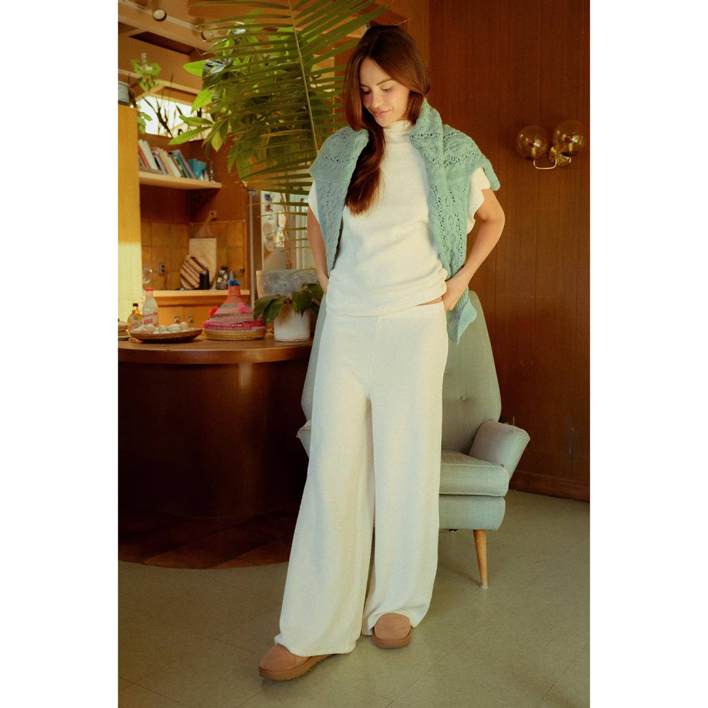 Dolman Sleeve Top And Pant Set