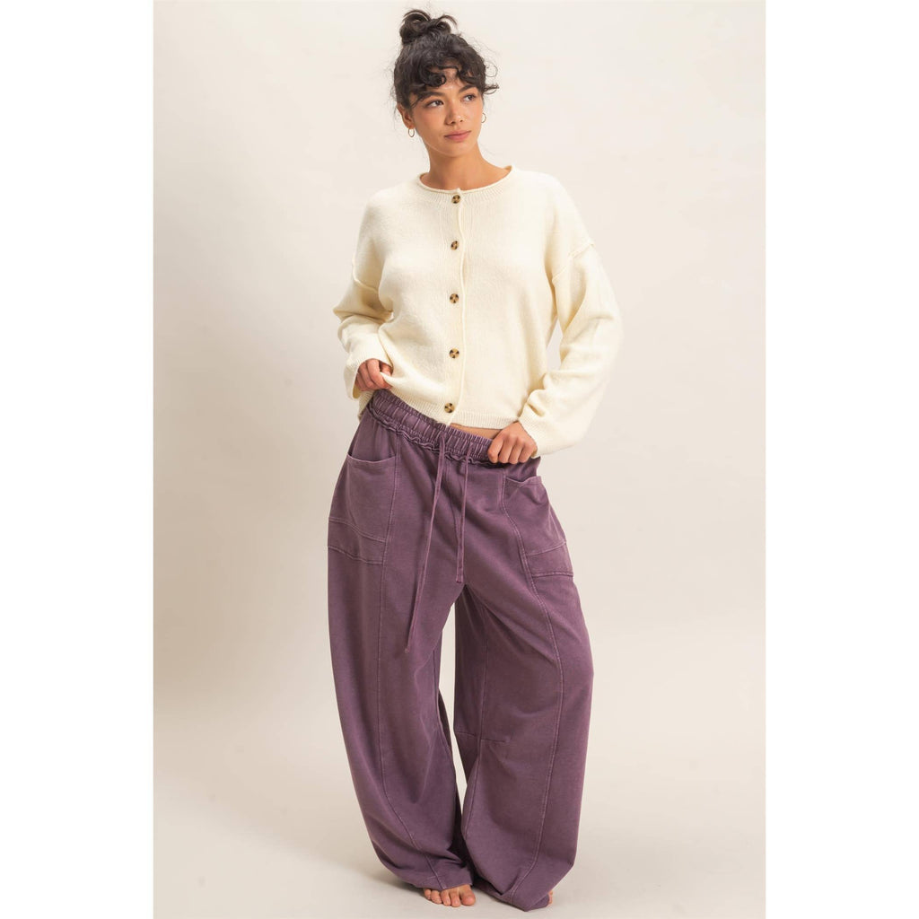 Mineral Washed Barrel Sweatpants
